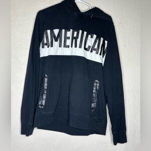 American Eagle Outfitters Black Active Flex Hoodie